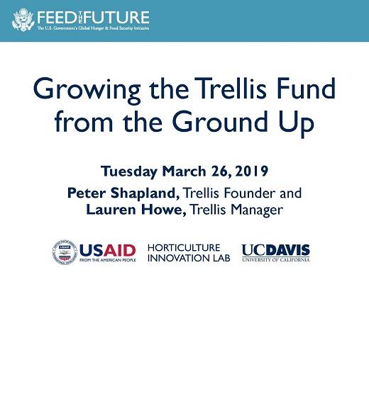 Title slide from Growing the Trellis Program from the Ground Up presentation