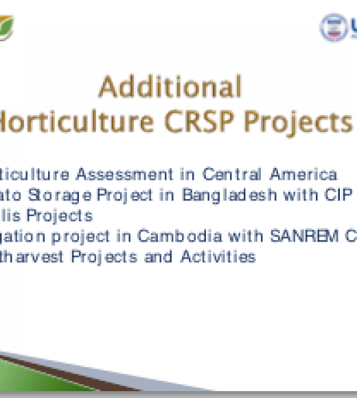 Other Horticulture CRSP projects