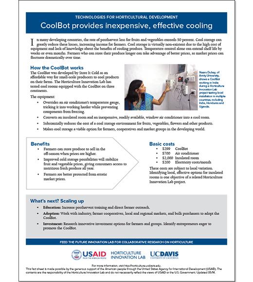 CoolBot provides inexpensive, effective cooling | Feed the Future ...