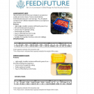 The first page of the crates fact sheet with a detailed description of the large crate and pictures of produce being transported in crates