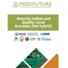 Maturity indices and quality: local avocados (not hybrid) cover